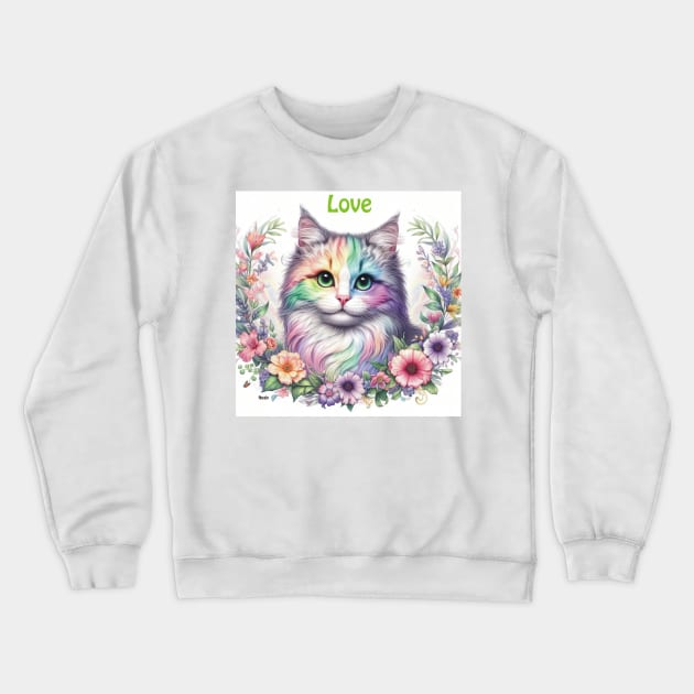 Pretty Kitten . Crewneck Sweatshirt by Canadaman99